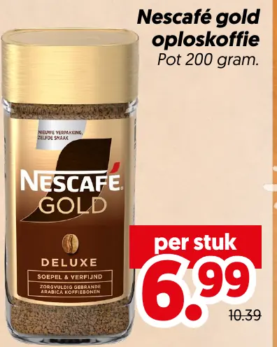 Nescafé gold oploskoffie
