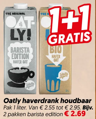 Oatly haverdrank houdbaar