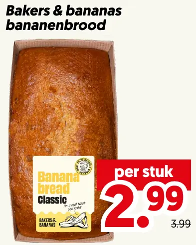 Bakers bananas bananenbrood