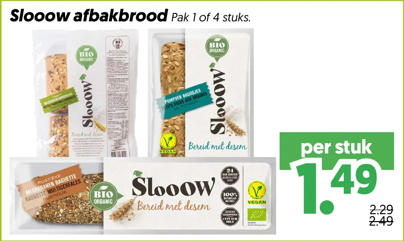 Slooow afbakbrood