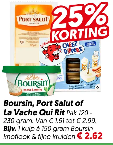 Boursin port salut of la vache qui rit