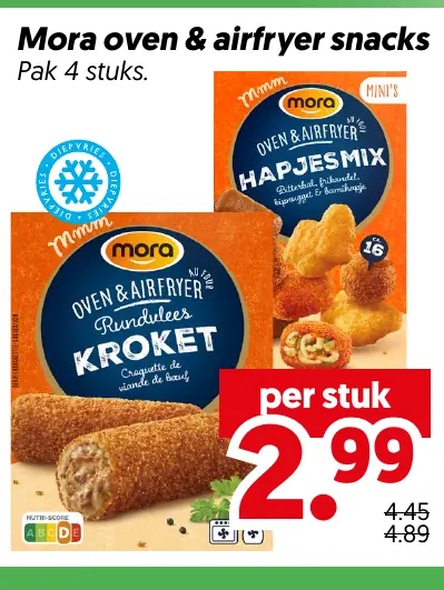 Mora oven airfryer snacks