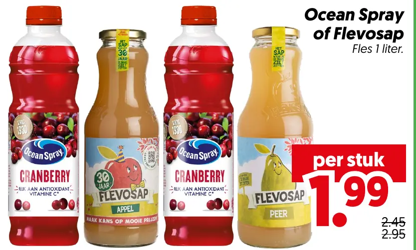Ocean spray of flevosap