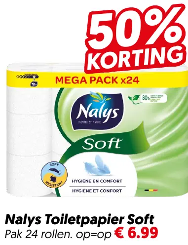 Nalys toiletpapier soft
