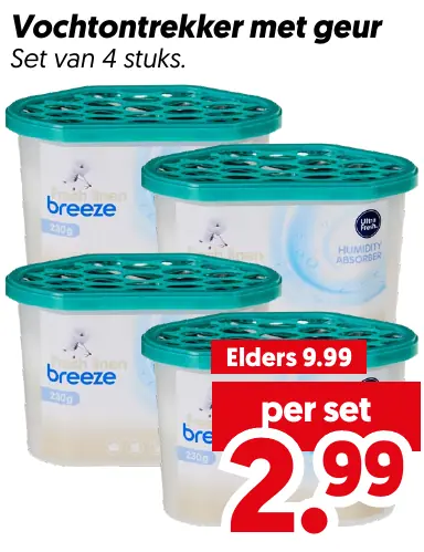 Vochtontrekker met geur