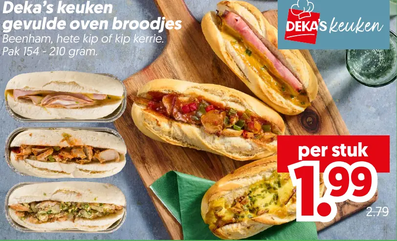Deka s keuken gevulde oven broodjes