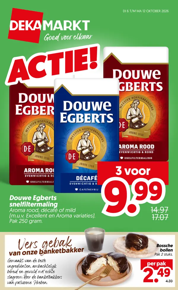 Cover van de DekaMarkt folder week 41