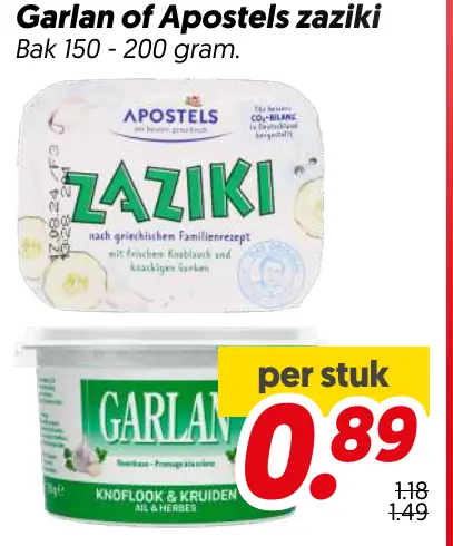 Garlan of apostels zaziki