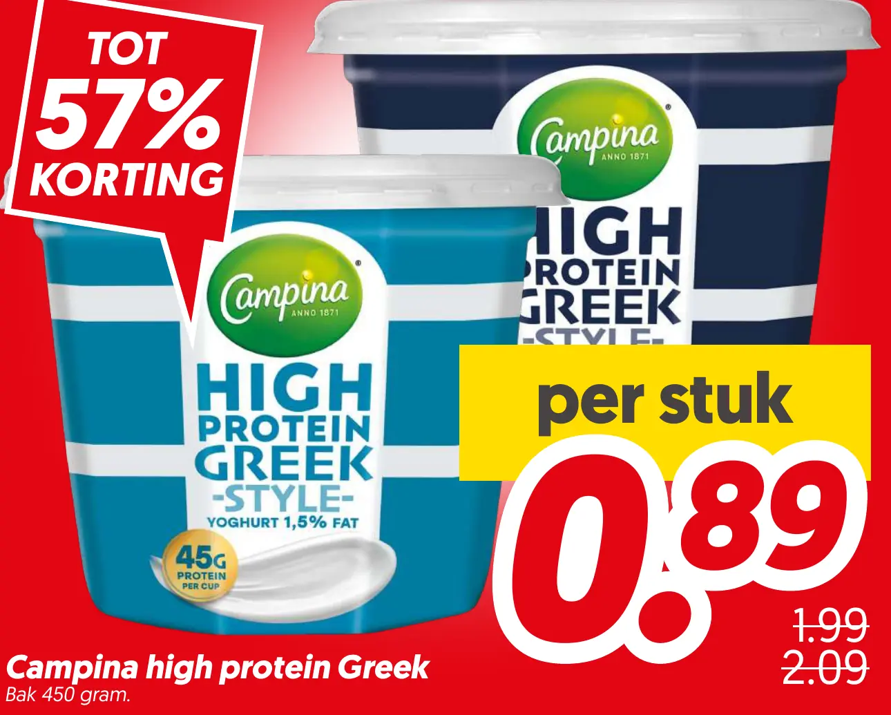 Campina high protein greek