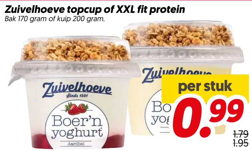 Xxl fit protein of zuivelhoeve topcup