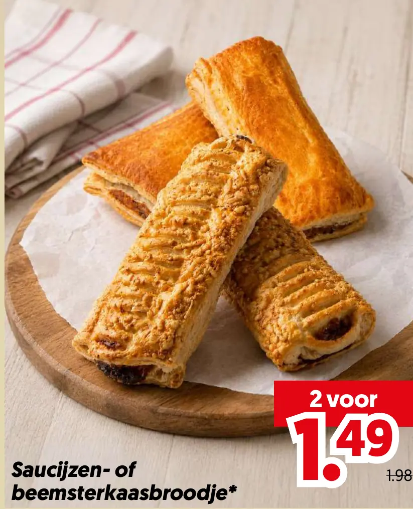 Saucijzen of beemsterkaasbroodje