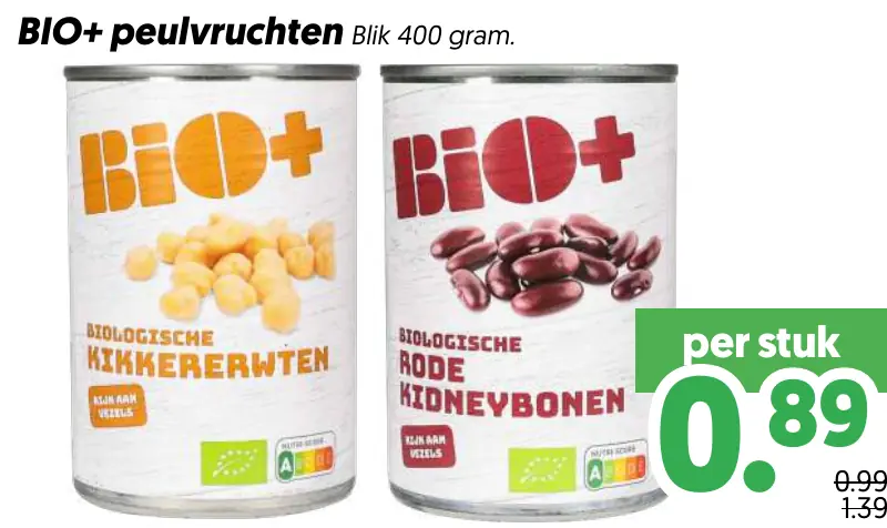 Bio peulvruchten