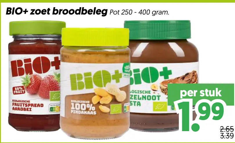 Bio zoet broodbeleg