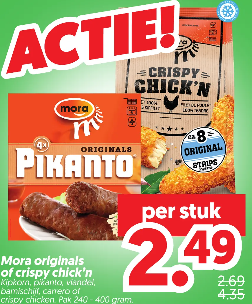 Mora originals of crispy chicken