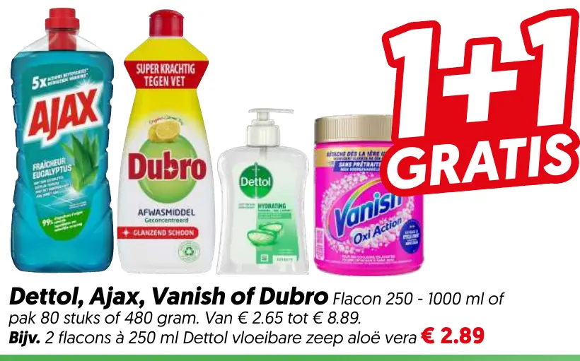 Dettol ajax vanish of dubro