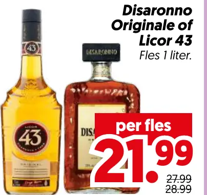 Disaronno originale of licor 43