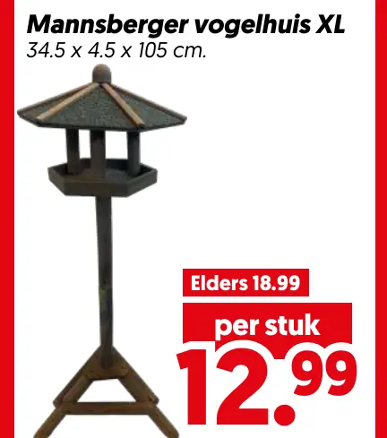 Mannsberger vogelhuis xl