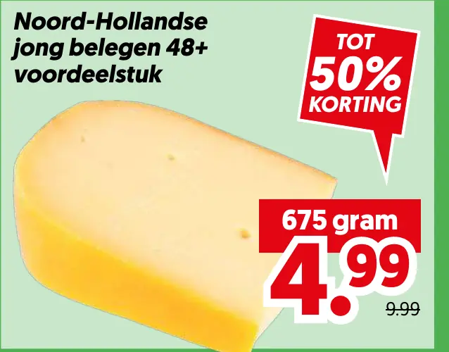 Noord hollandse jong belegen 48 voordeelstuk