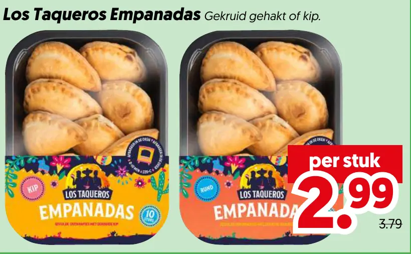 Los taqueros empanadas
