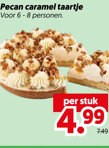 Pecan caramel taartje
