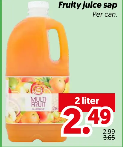 Fruity juice sap