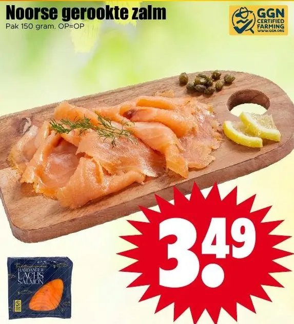 Noorse gerookte zalm