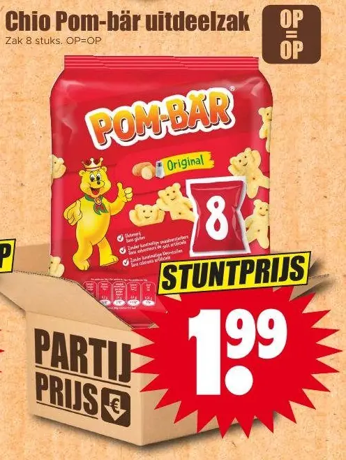 Chio Pom-bar uitdeelzak