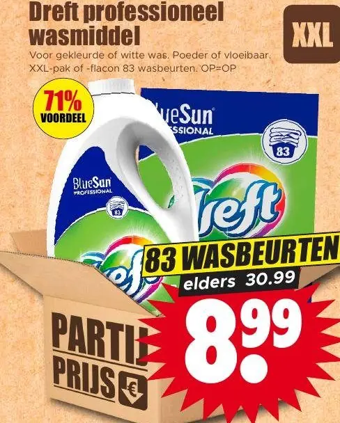 Dreft Professioneel Wasmiddel