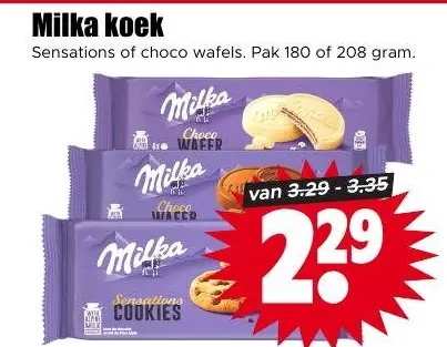 Milka koek