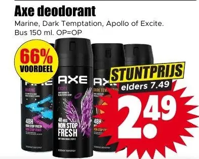 Axe deodorant