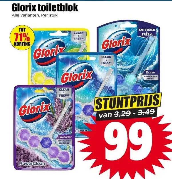 Glorix toiletblok