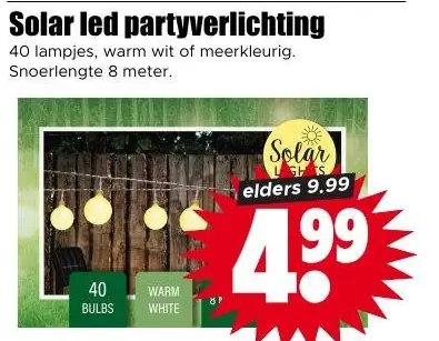 Solar led partyverlichting