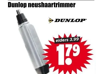 Dunlop neushaartrimmer