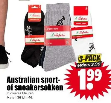 Australian sport- of sneakersokken
