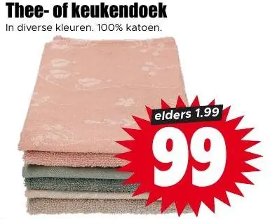 Thee- of keukendoek