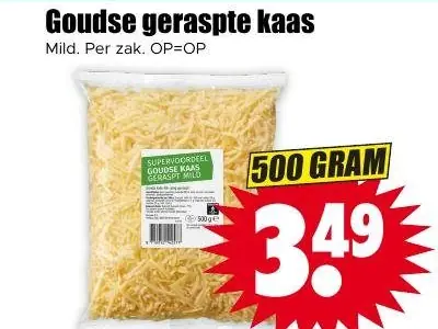 Goudse geraspte kaas