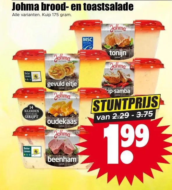 Johma brood- en toastsalade