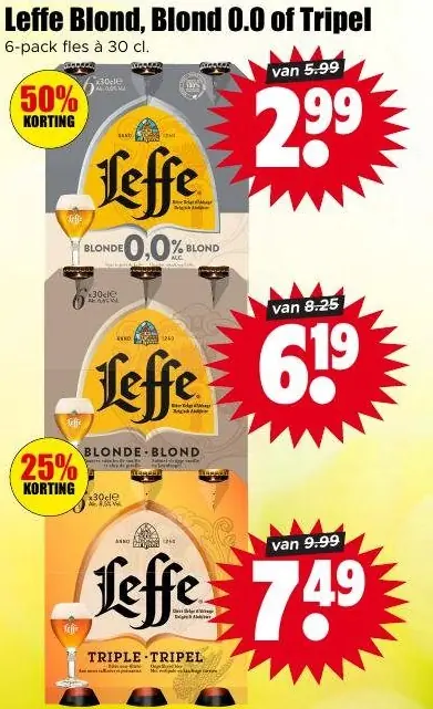 Leffe Blond, Blond 0.0 of Tripel