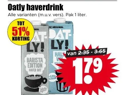 Oatly Haverdrink