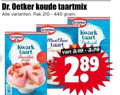 Dr. Oetker koude taartmix