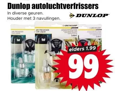 Dunlop Auto luchtverfrisser