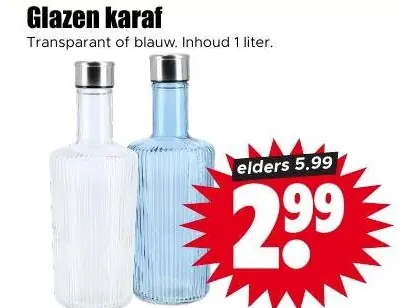 Glazen karaf