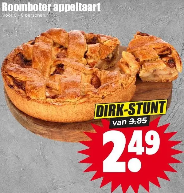 Roomboter appeltaart
