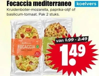 Focaccia mediterraneo