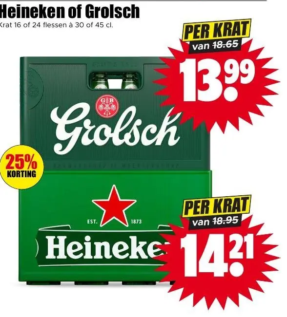Heineken of Grolsch