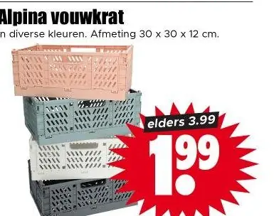 Alpina vouwkrat