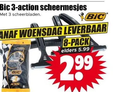 Bic 3-action Scheermesjes