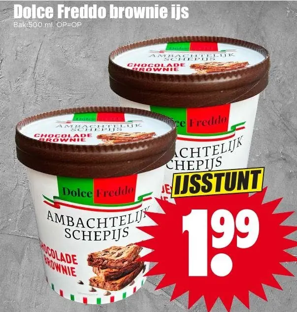 Dolce Freddo Brownie ijs
