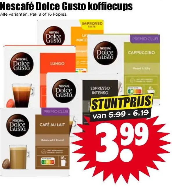 Nescafé Dolce gusto koffiecups