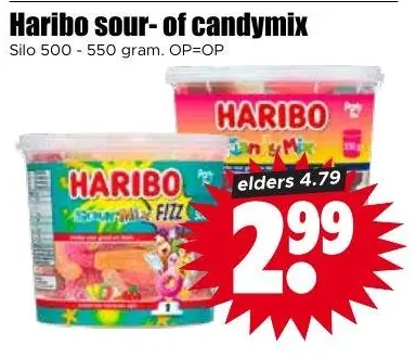 Haribo sour- of candymix
